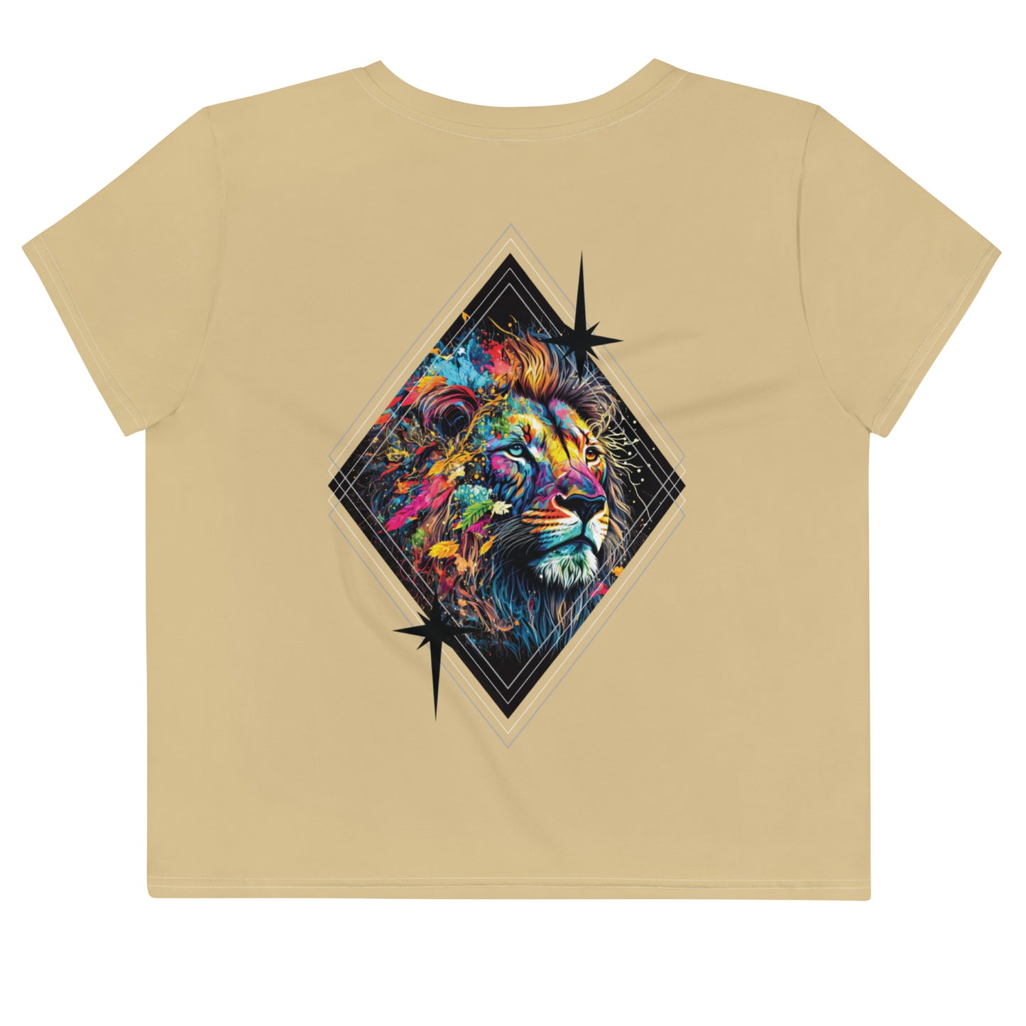 I AM All-Over Print Crop Tee - LIMITED EDITION