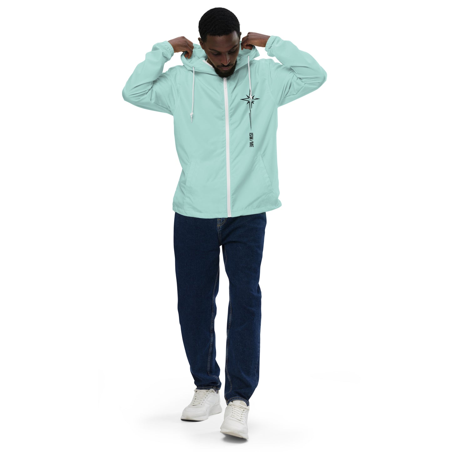 ISW/ME Unisex Lightweight Zip Up Windbreaker