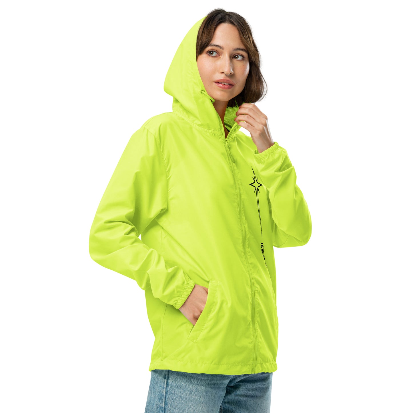 ISW/ME Unisex Lightweight Zip Up Windbreaker