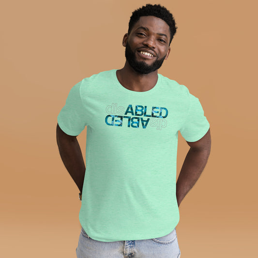 disABLED (Green) Unisex t-shirt